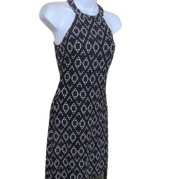 Unique Fabulous H&M COACHELLA Halter Evening Dress with Long Shag Size 2 - Picture 7 of 11